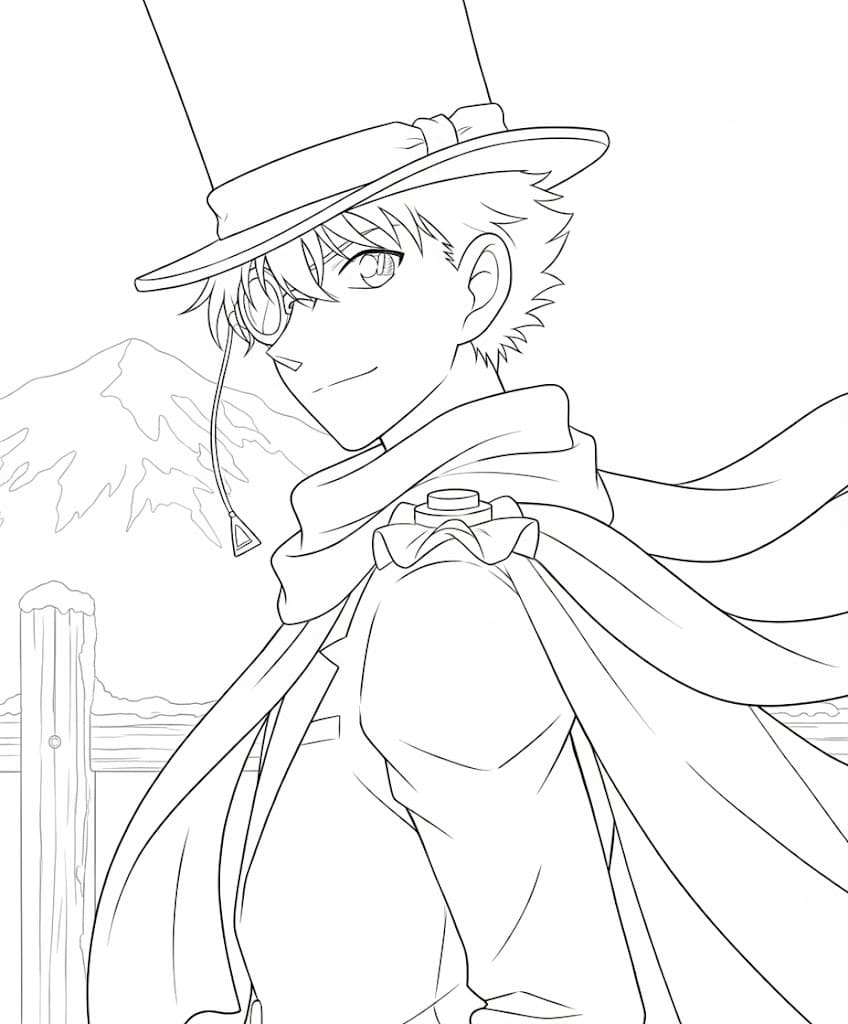 簡単 まじっく快斗 描く ぬりえ