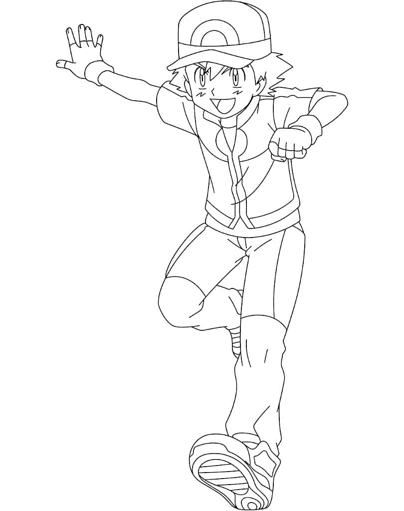 簡単 サトシ 描く ぬりえ