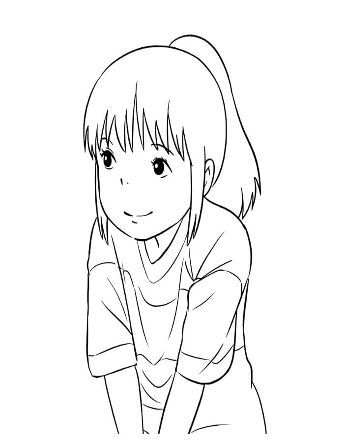 簡単 千と千尋の神隠し 描く ぬりえ