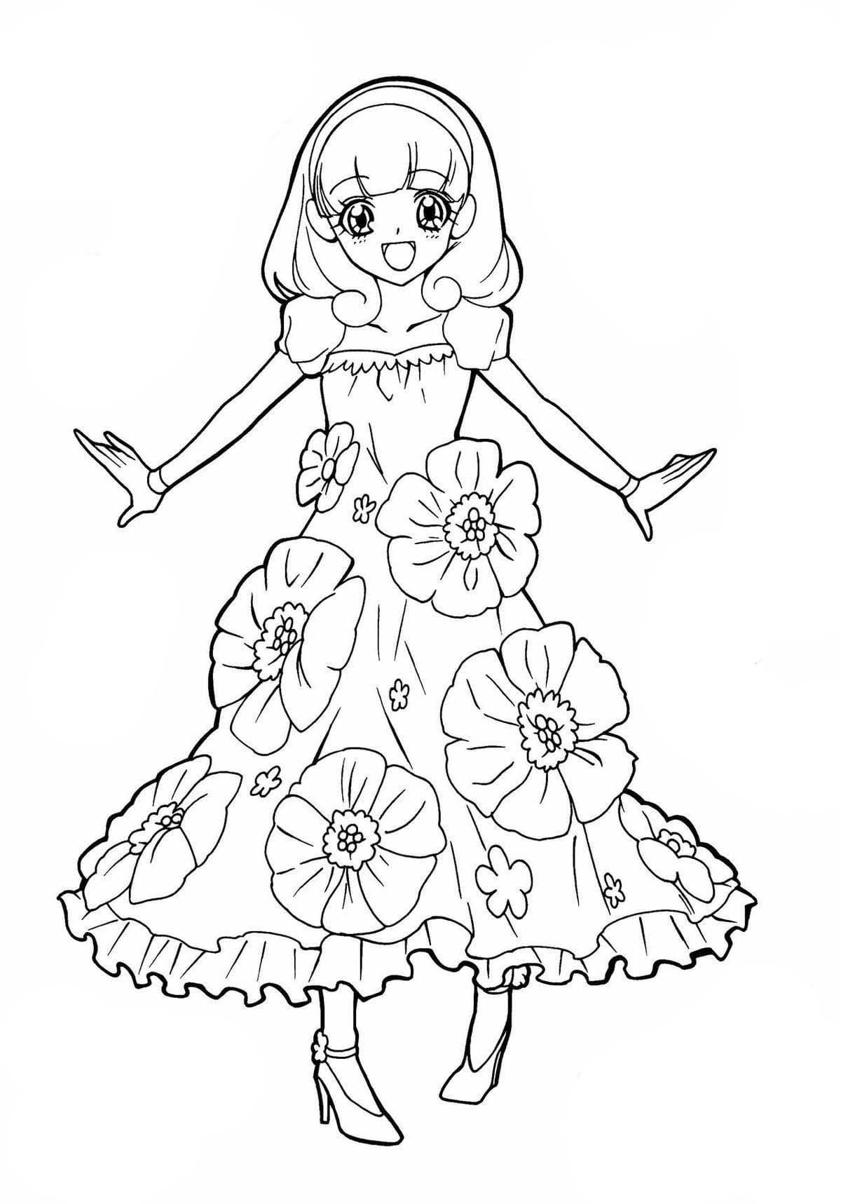簡単 スマイルプリキュア ぬりえ