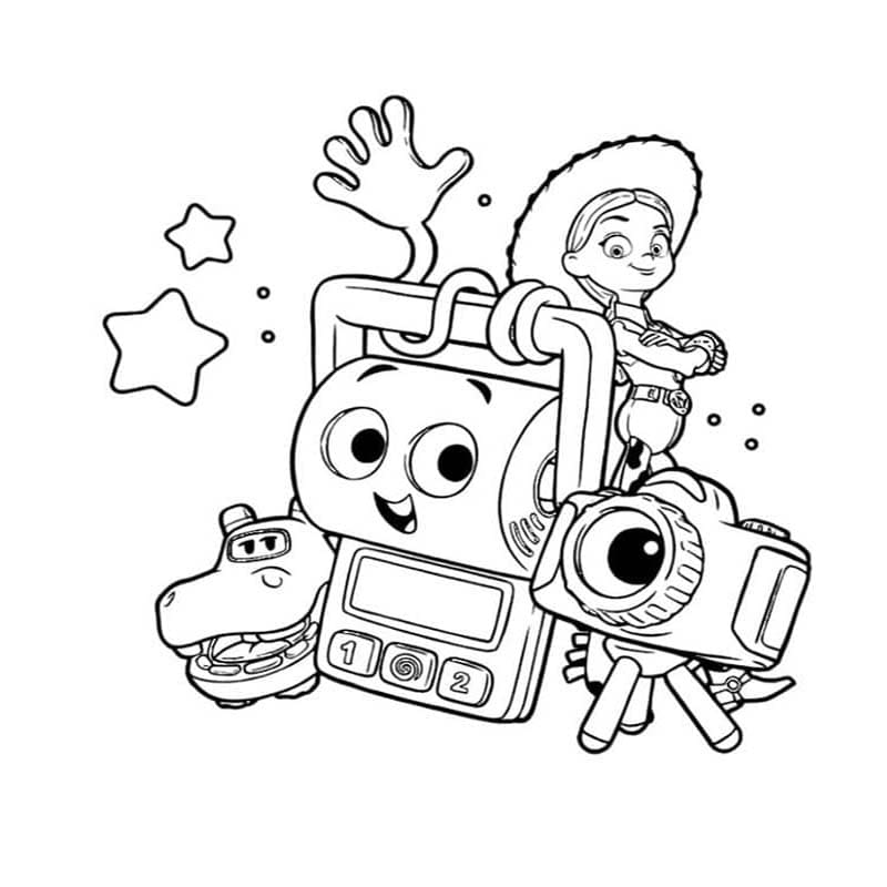 簡単 トイ・ストーリー5 描く ぬりえ