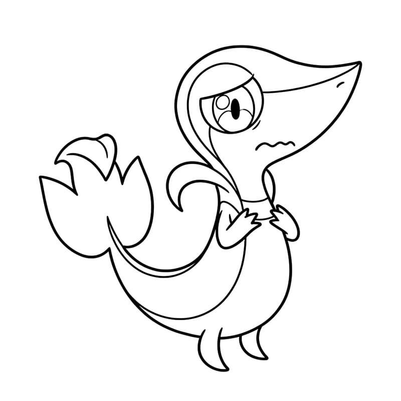簡単 ツタージャ 描く ぬりえ