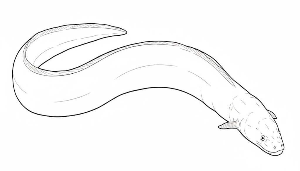 簡単 うなぎ 描く ぬりえ