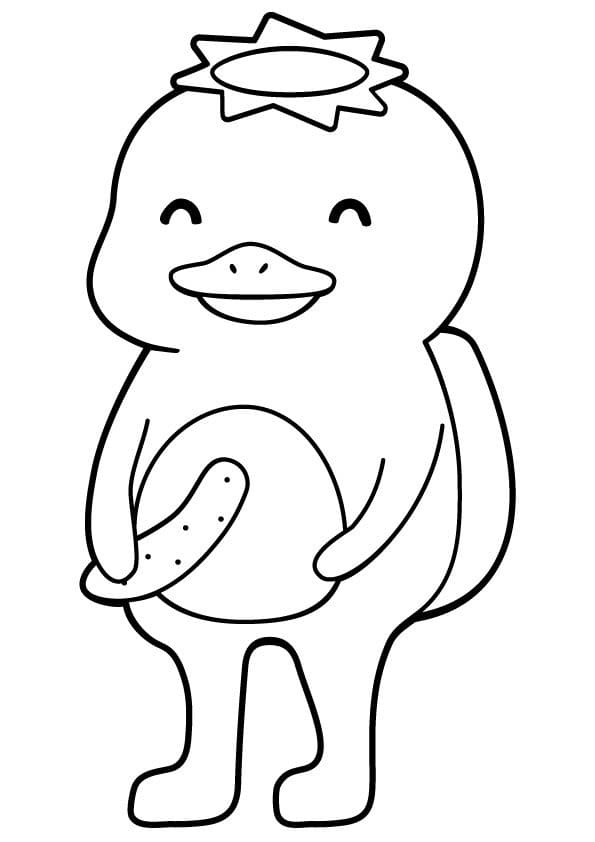 かっぱ 13 ぬりえ