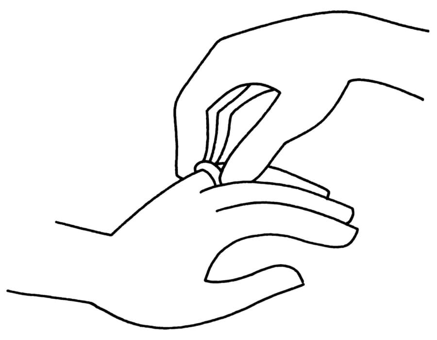 結婚式 画像 ぬりえ