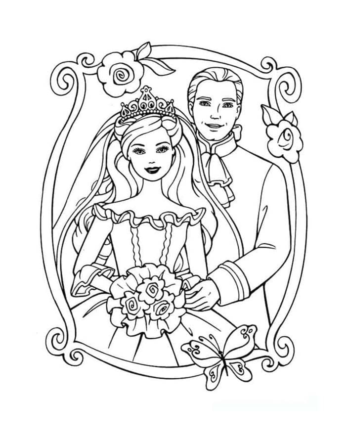 結婚式 印刷 ぬりえ