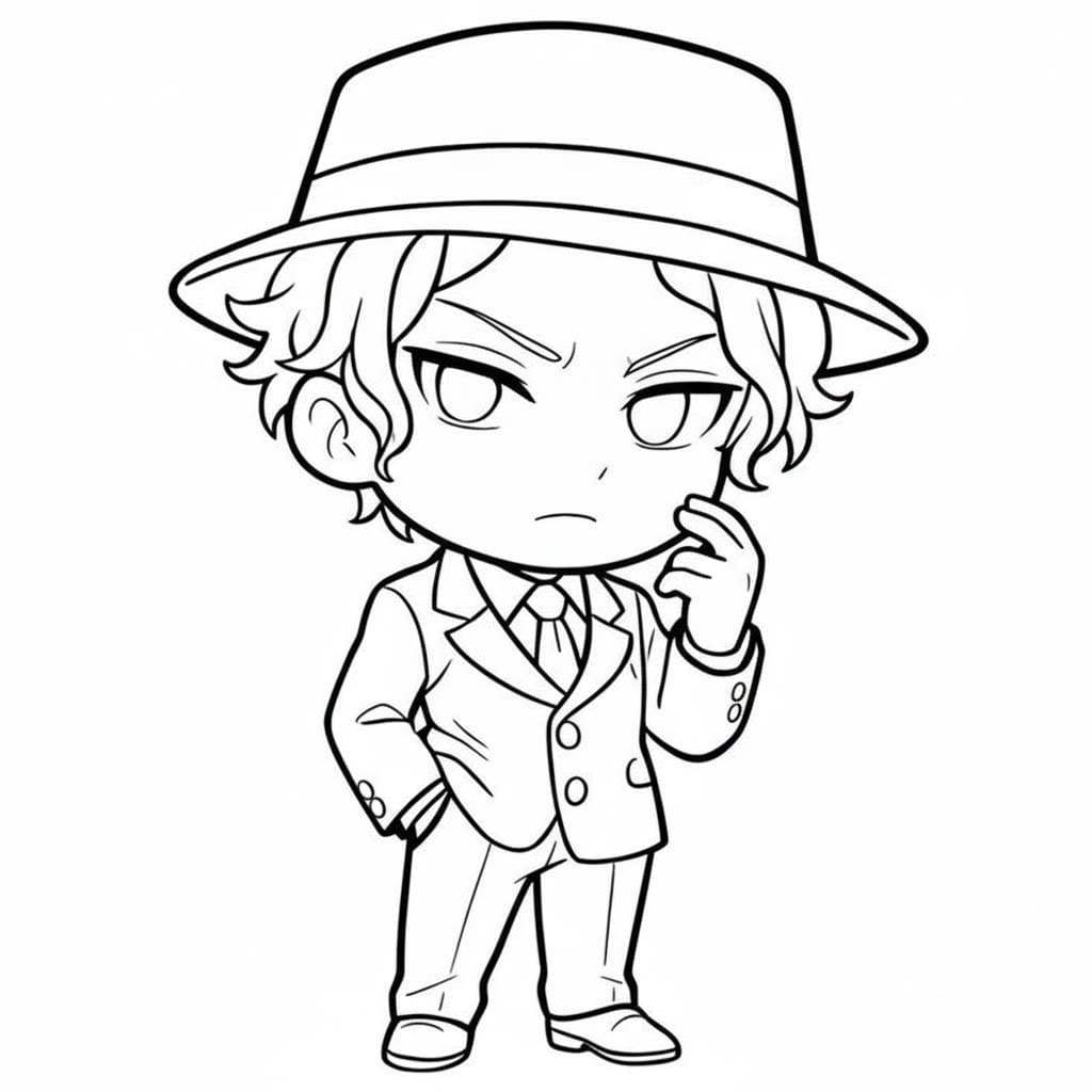 鬼舞辻無惨 2 ぬりえ