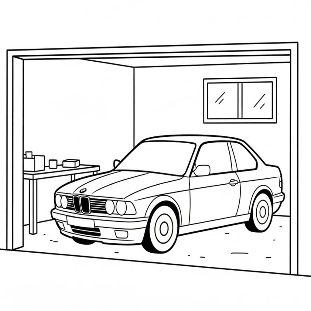 基本的な BMW 描く ぬりえ