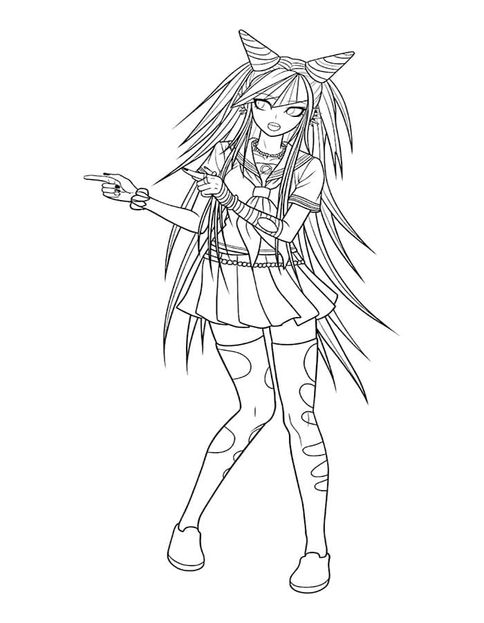 基本的な ダンガンロンパ 描く ぬりえ