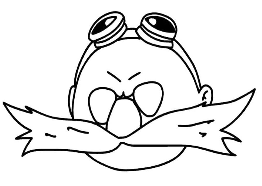 基本的な ドクター・エッグマン 描く ぬりえ