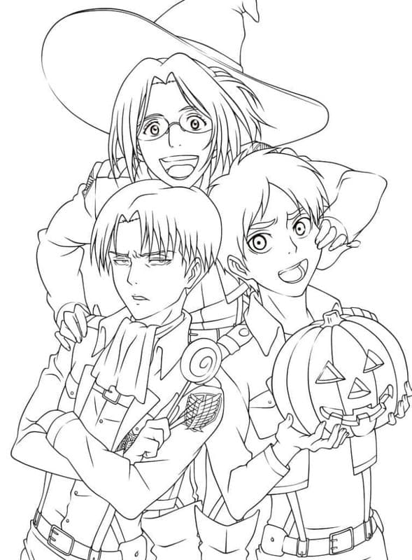 基本的な エレン・イェーガー 描く ぬりえ