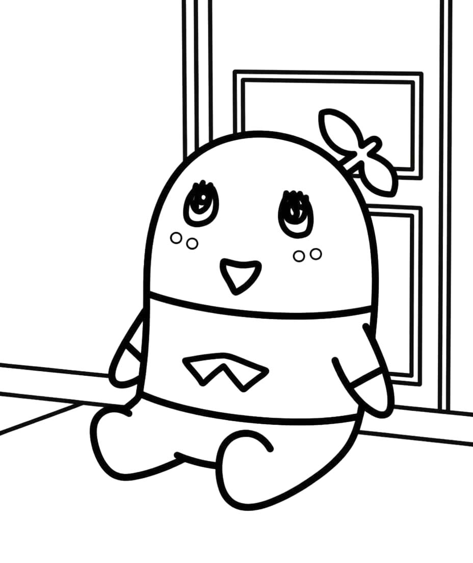 基本的な ふなっしー ぬりえ