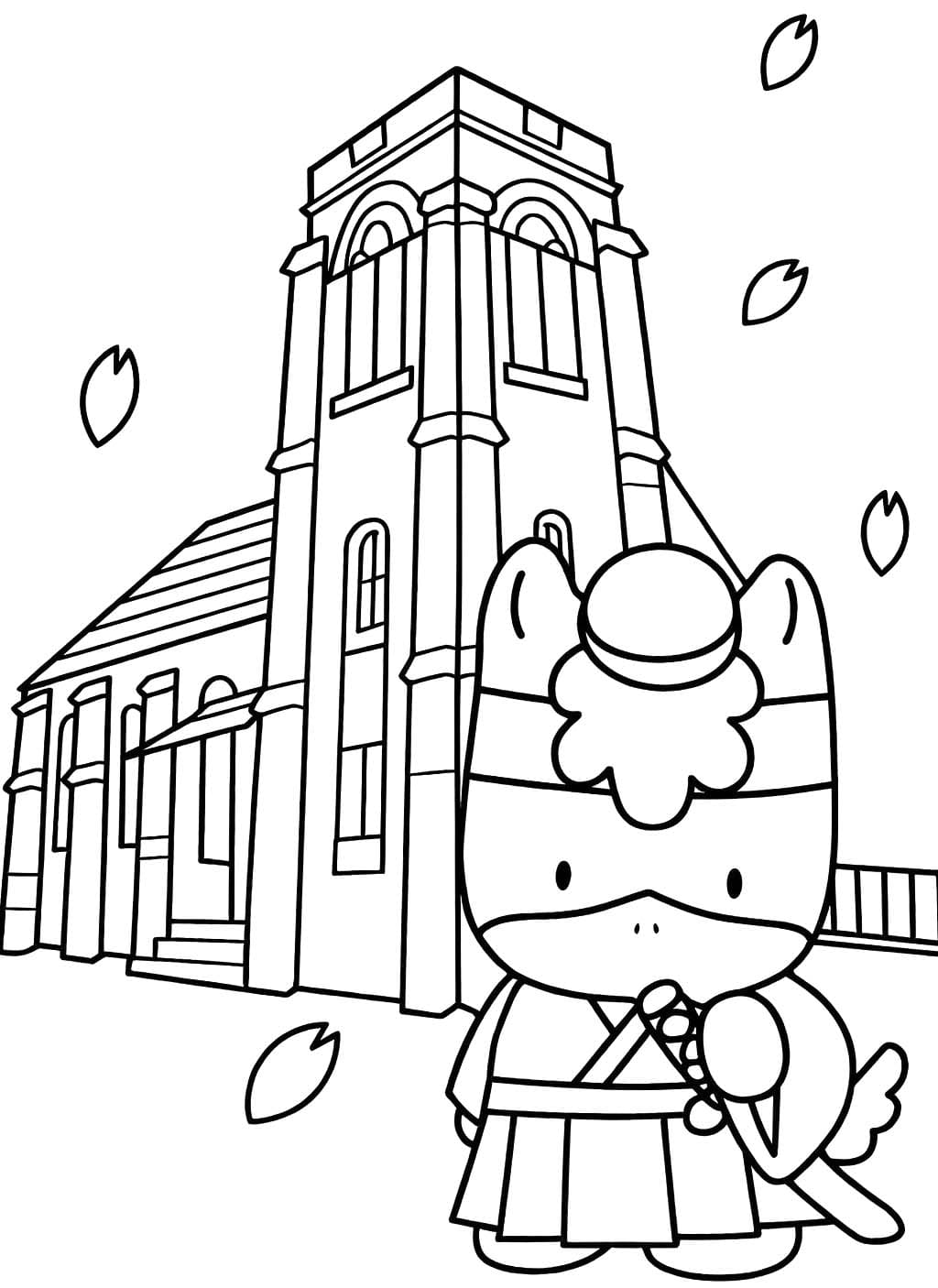 基本的な ぐんまちゃん 描く ぬりえ