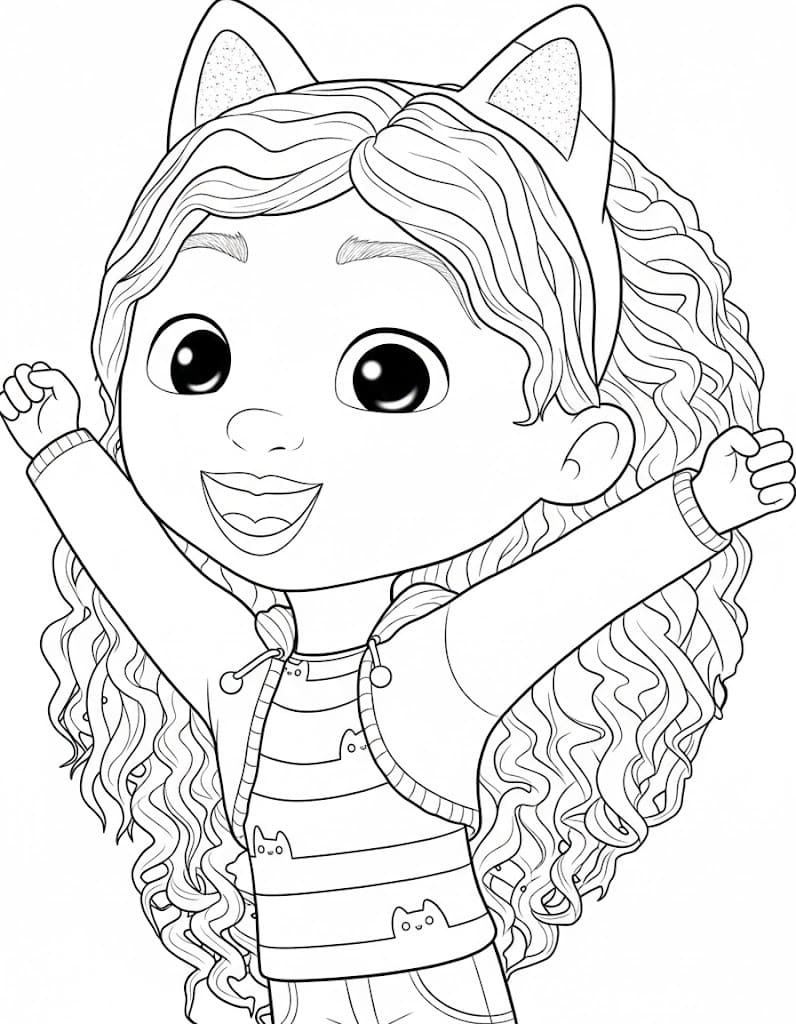 基本的な ギャビーのドールハウス 描く ぬりえ