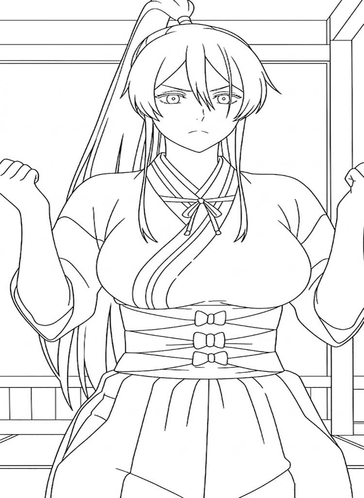 基本的な 地獄楽 ぬりえ