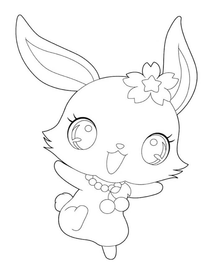 基本的な ジュエルペット 描く ぬりえ