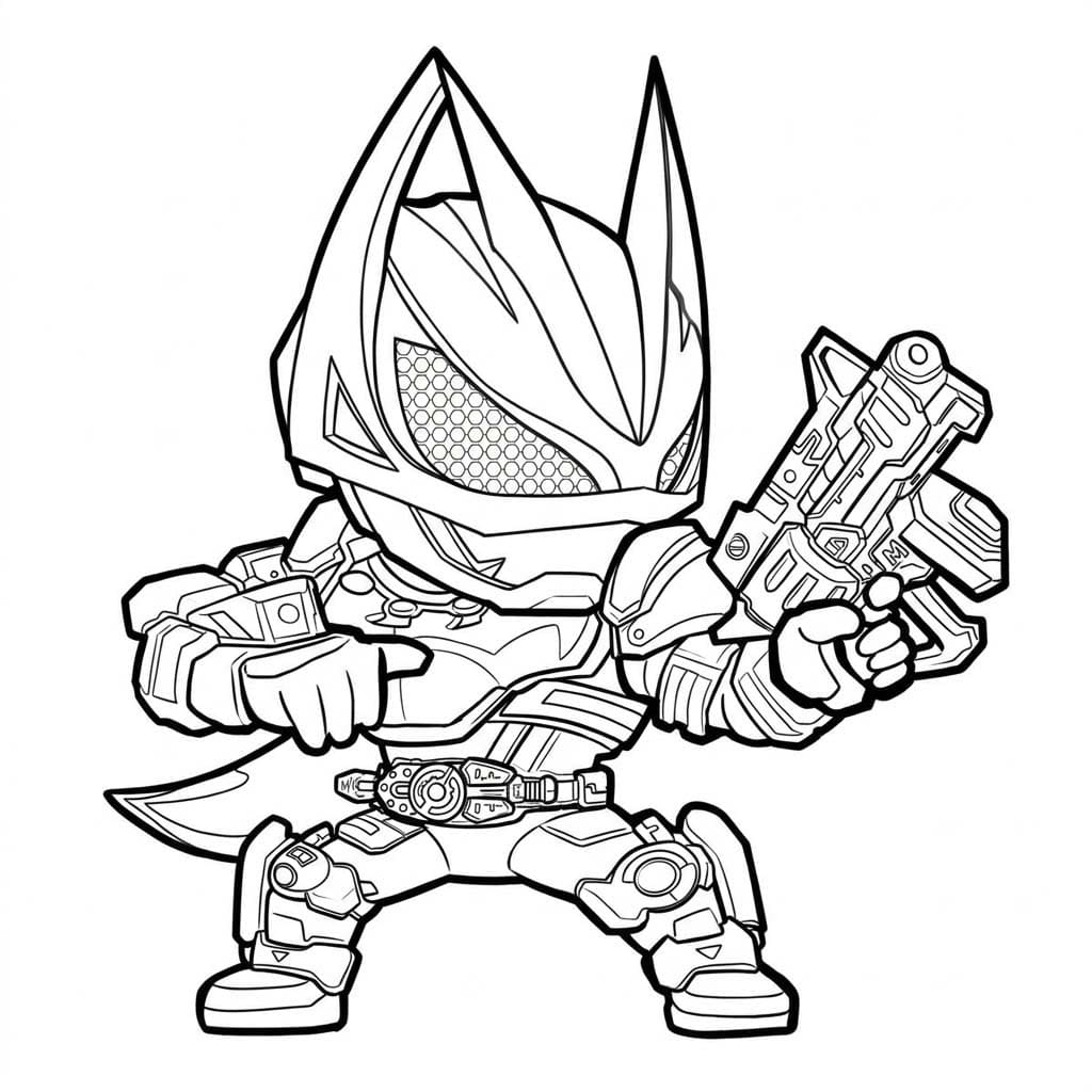 基本的な 仮面ライダーギーツ 描く ぬりえ