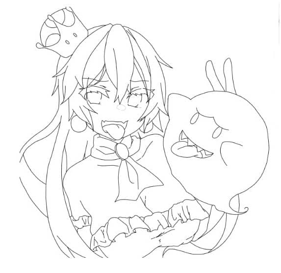 基本的な キングブー 描く ぬりえ