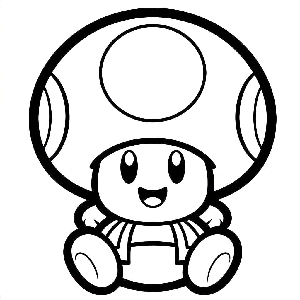 基本的な キノピコ ぬりえ