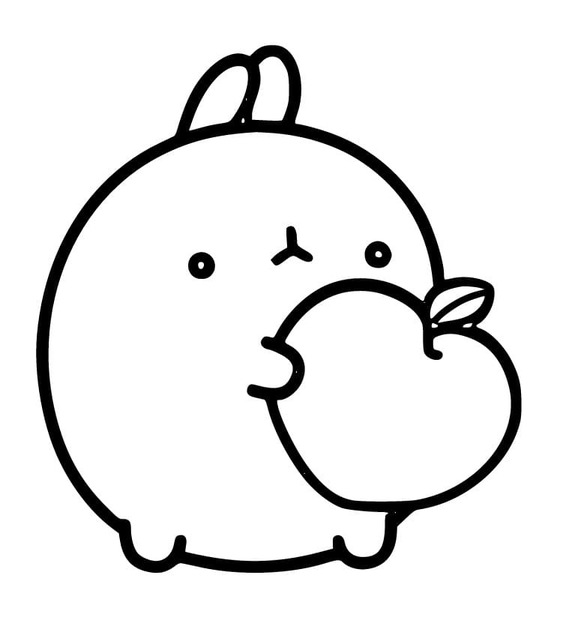基本的な モラン 描く ぬりえ