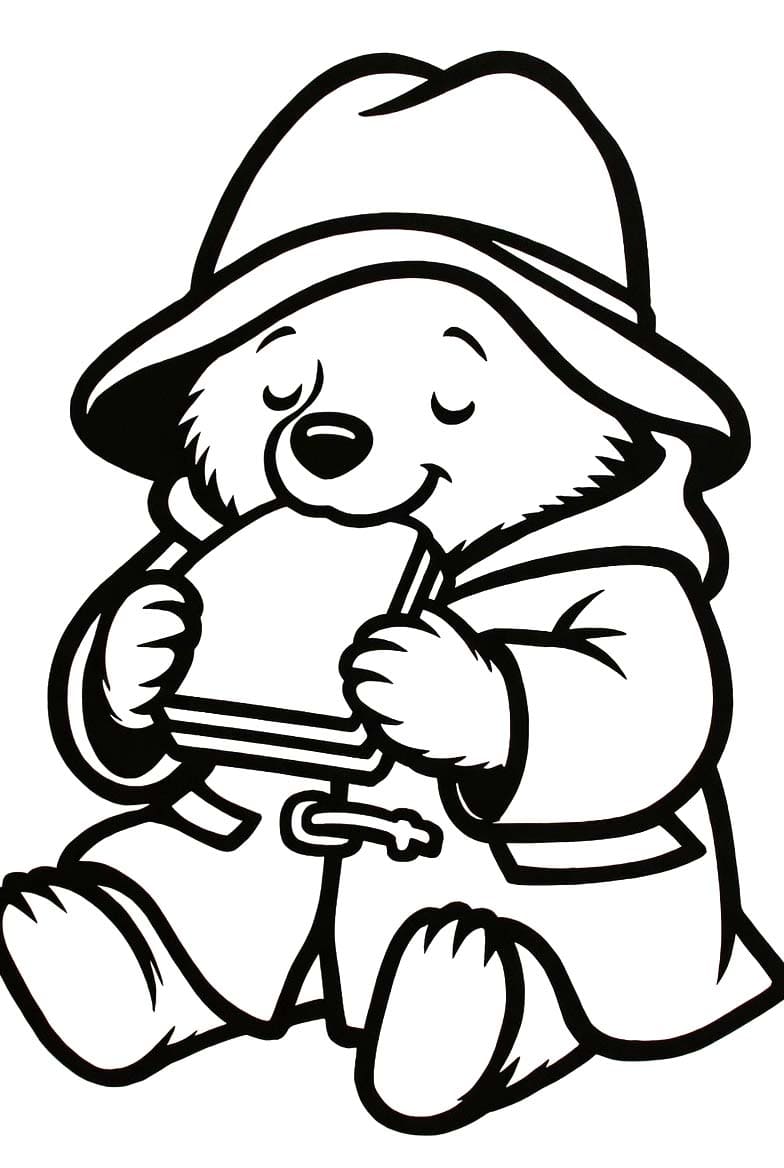 基本的な パディントン ぬりえ