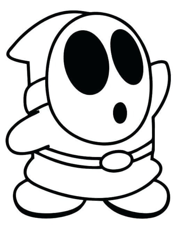 基本的な シャイガイ 描く ぬりえ
