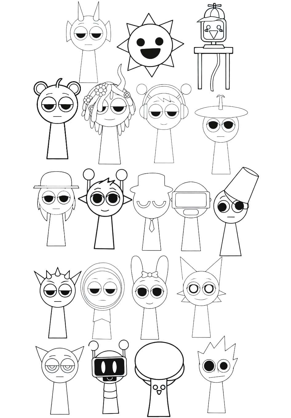 基本的な スプランキー 描く ぬりえ