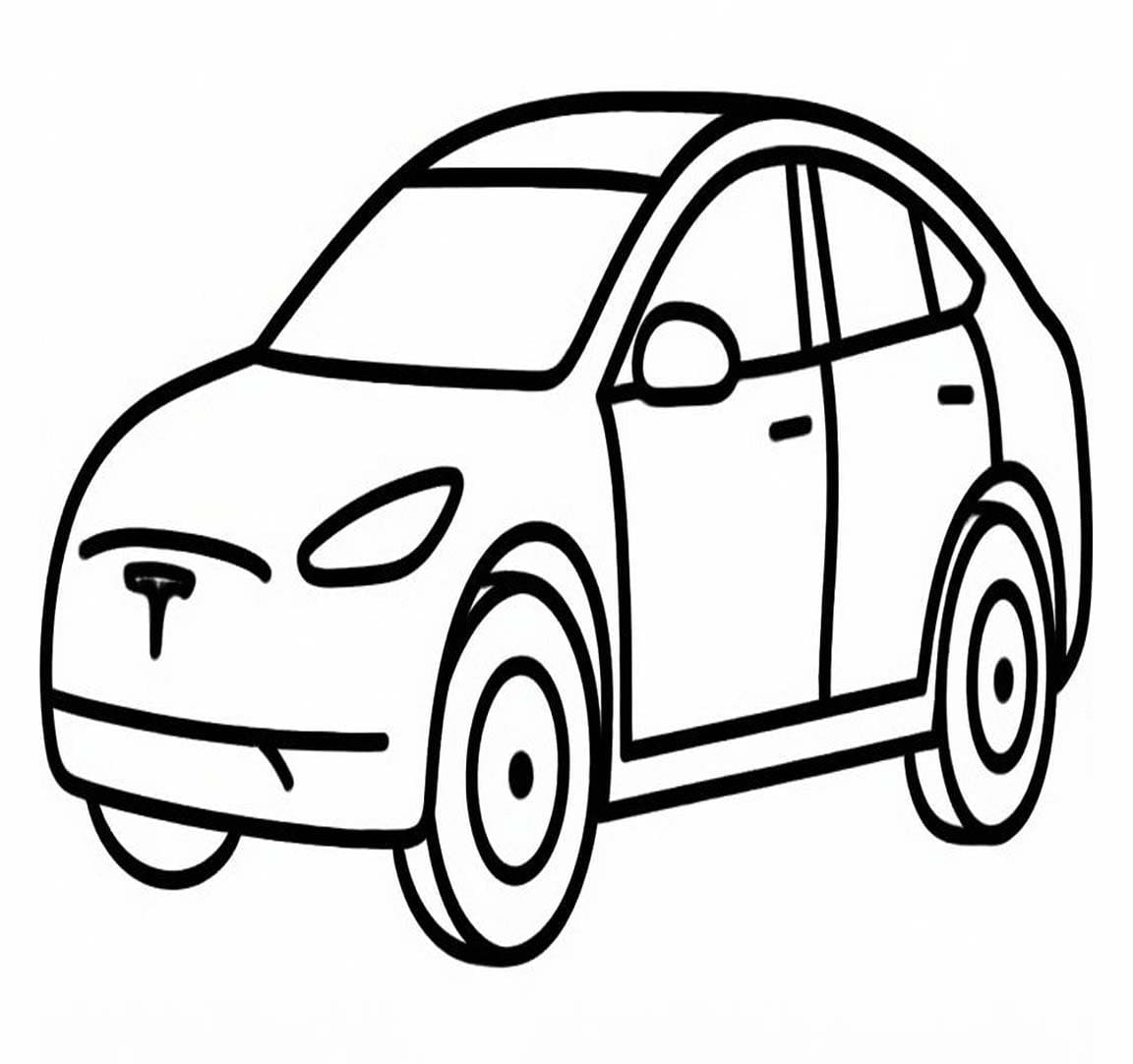基本的な テスラ 描く ぬりえ