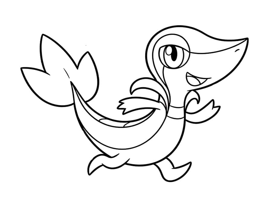 基本的な ツタージャ 描く ぬりえ