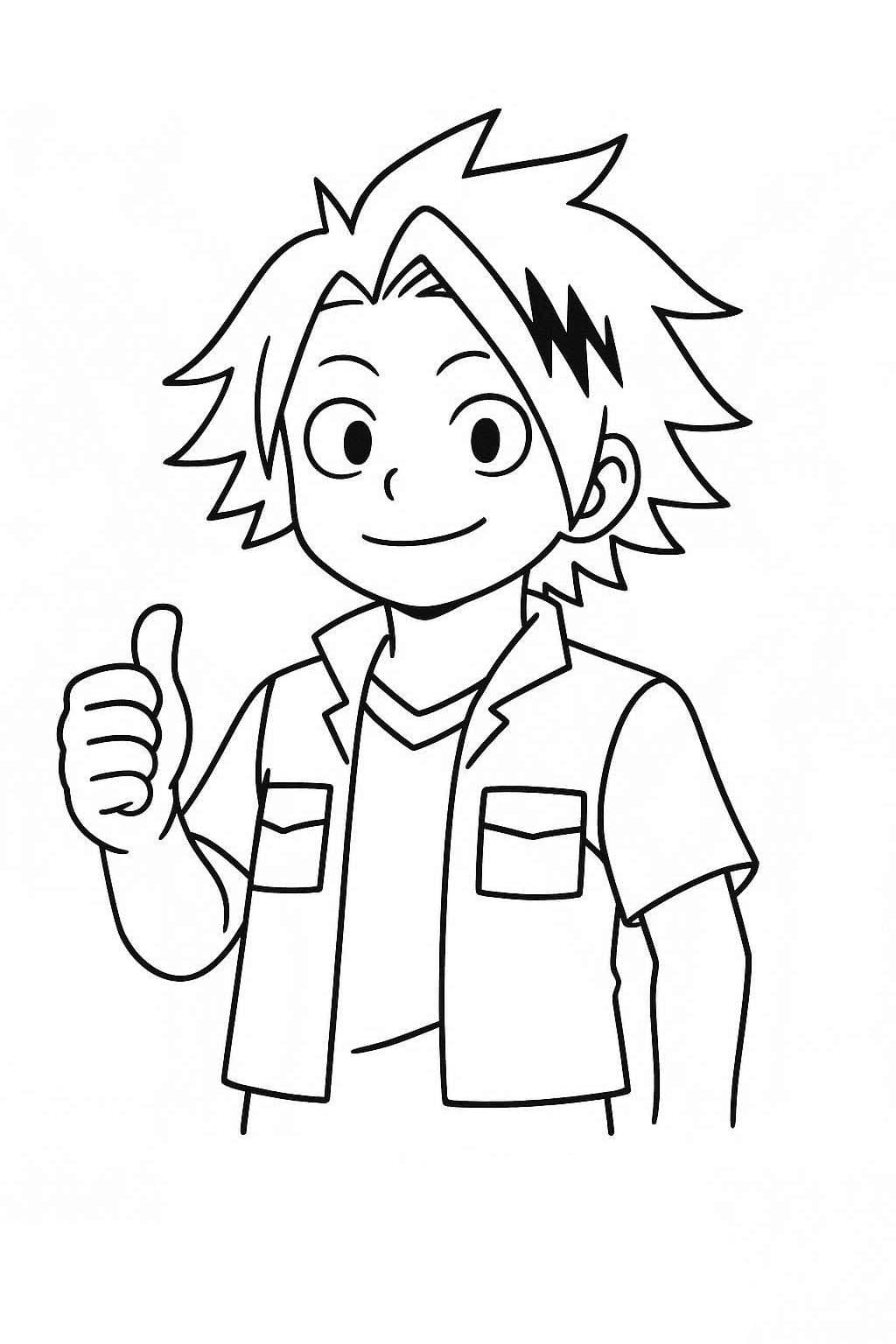 上鳴電気 ぬりえ ぬりえ