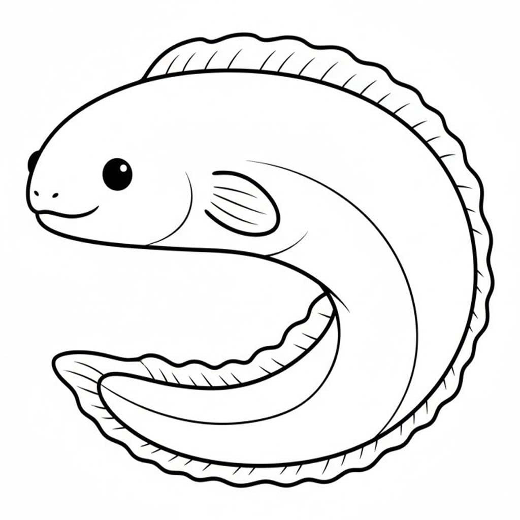 基本的な うなぎ 描く ぬりえ