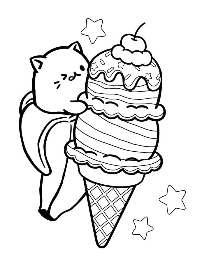 基本的な ばなにゃ 描く ぬりえ