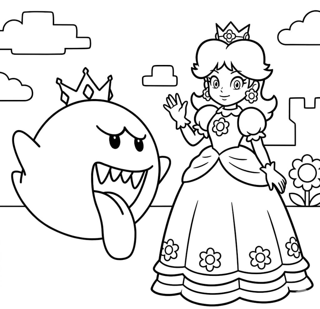 キングブー 画像 ぬりえ