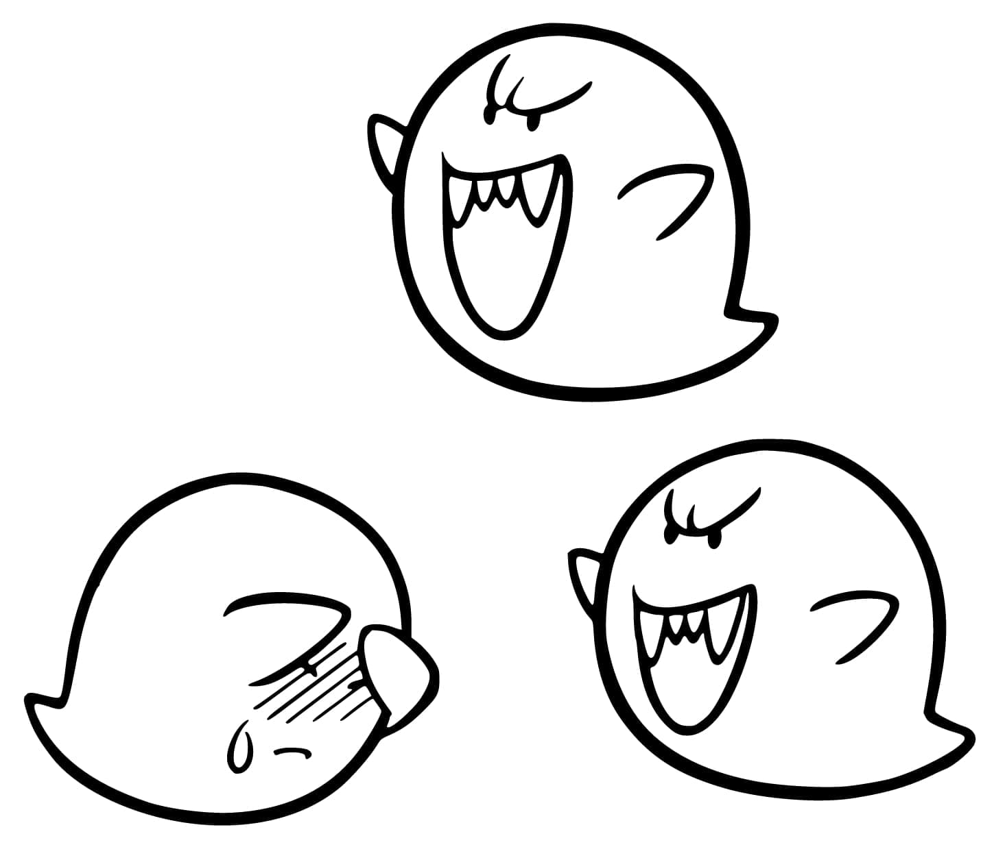 キングブー 描く ぬりえ