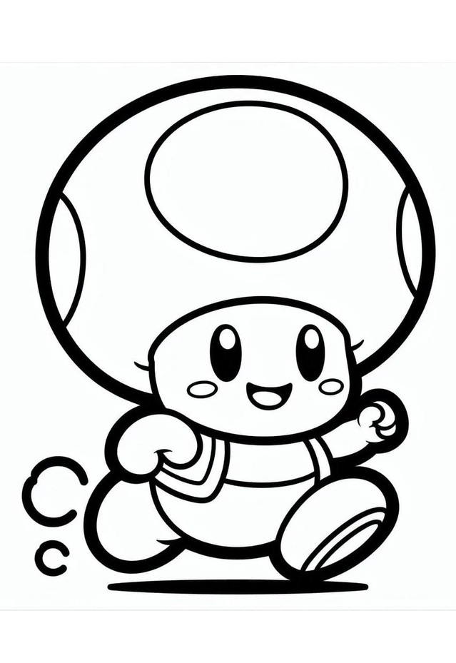 キノピコ 3 ぬりえ
