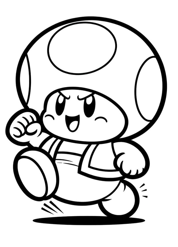 キノピコ 4 ぬりえ