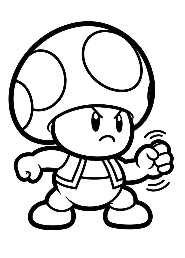 キノピコ 6 ぬりえ