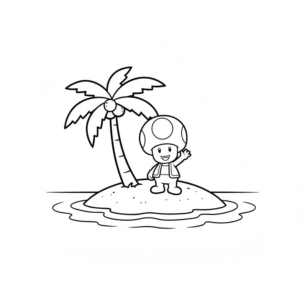 キノピコ 画像 ぬりえ