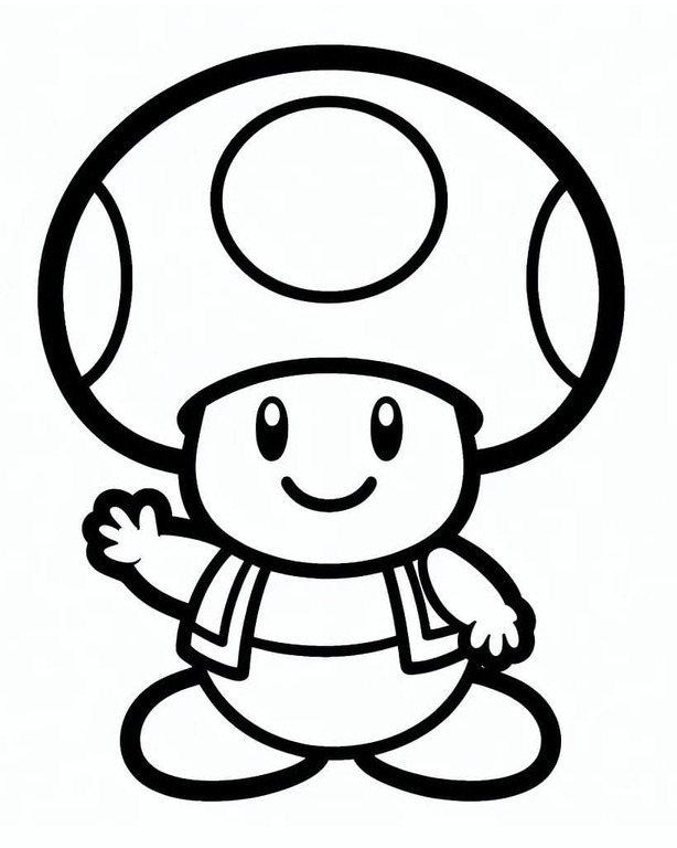 キノピコ 簡単に描ける ぬりえ