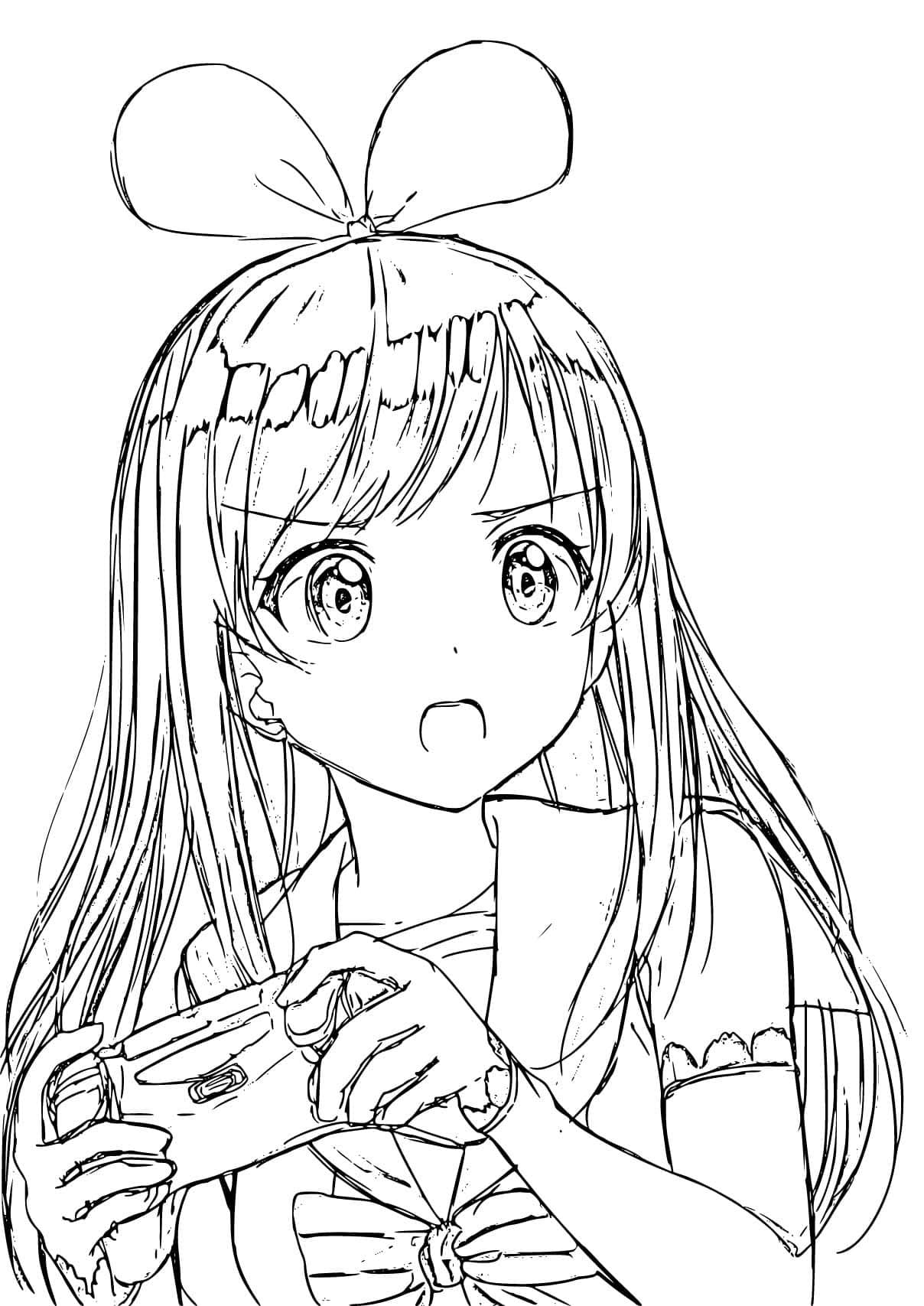 キズナアイ 6 ぬりえ