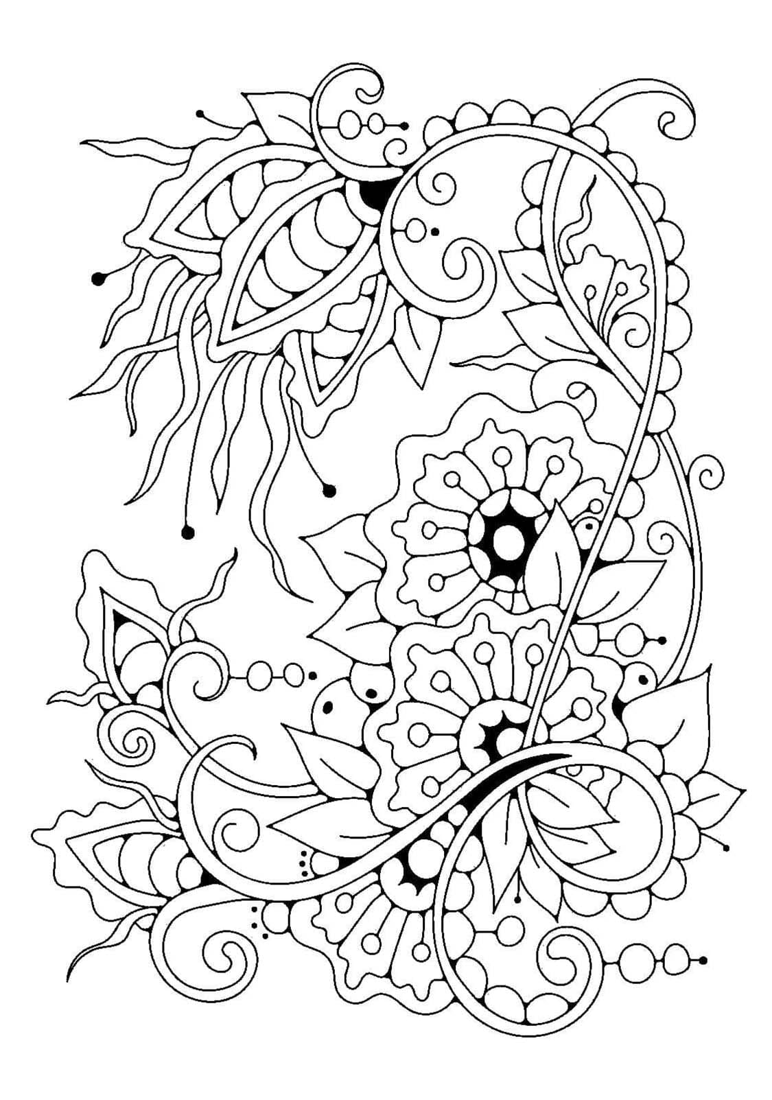 子供向けの無料画像パターン ぬりえ