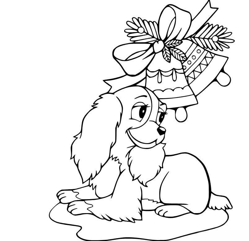 子供向けの わんわん物語 の印刷物 ぬりえ