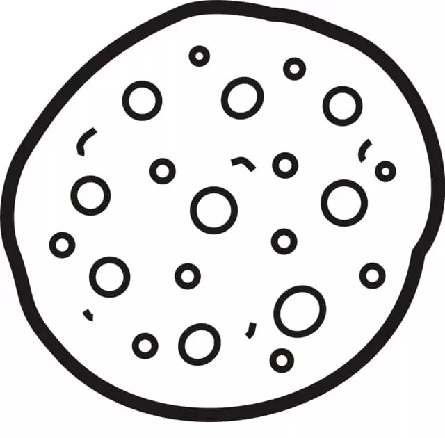 クッキー 印刷 ぬりえ