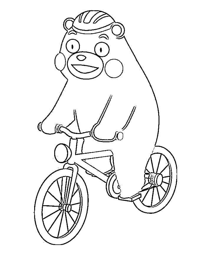 くまモン 13 ぬりえ
