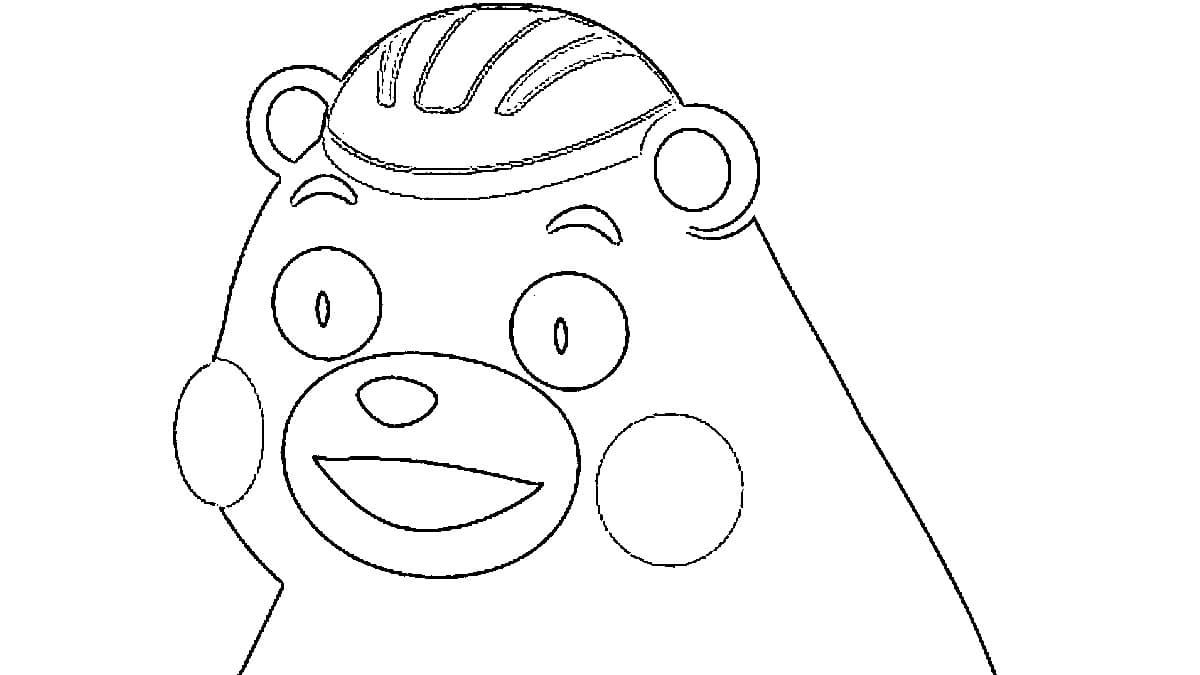くまモン 17 ぬりえ