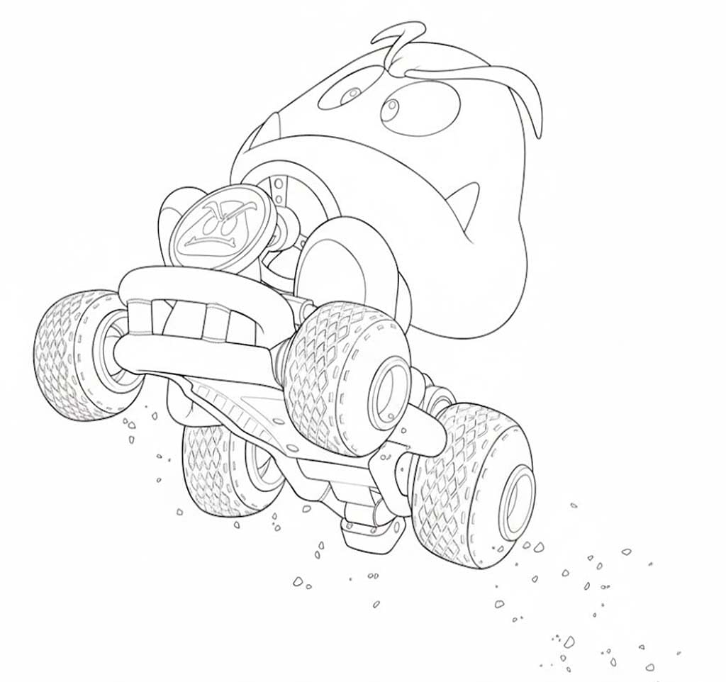 クリボー 簡単 ぬりえ