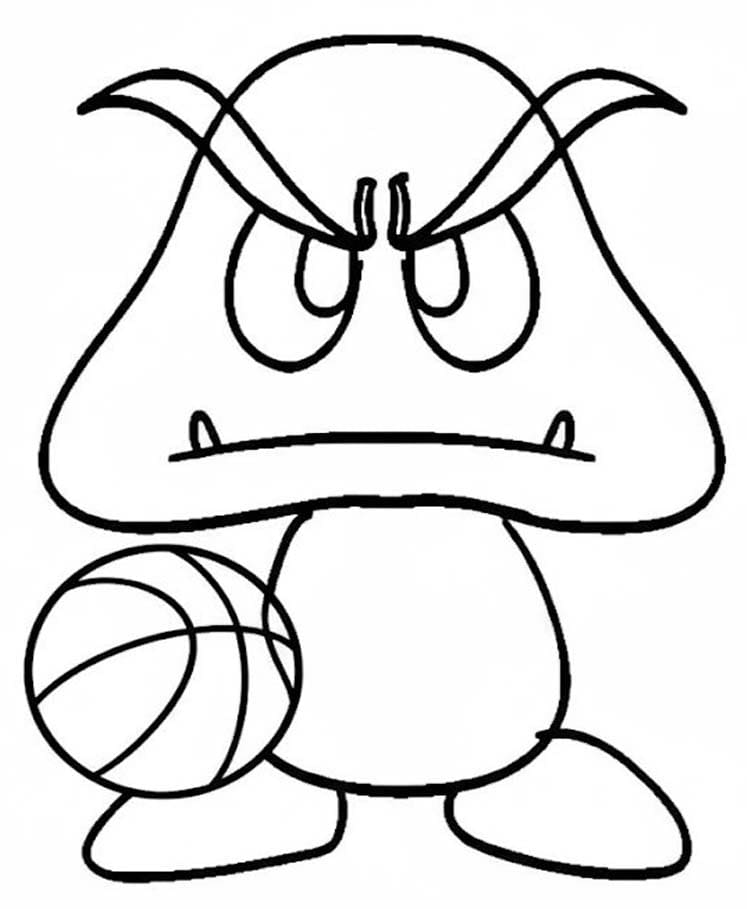 クリボー 無料で印刷可能 ぬりえ