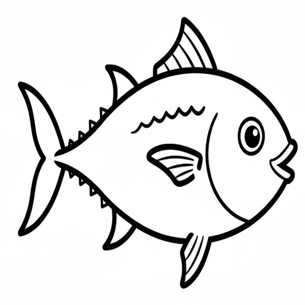 マグロ 画像 ぬりえ