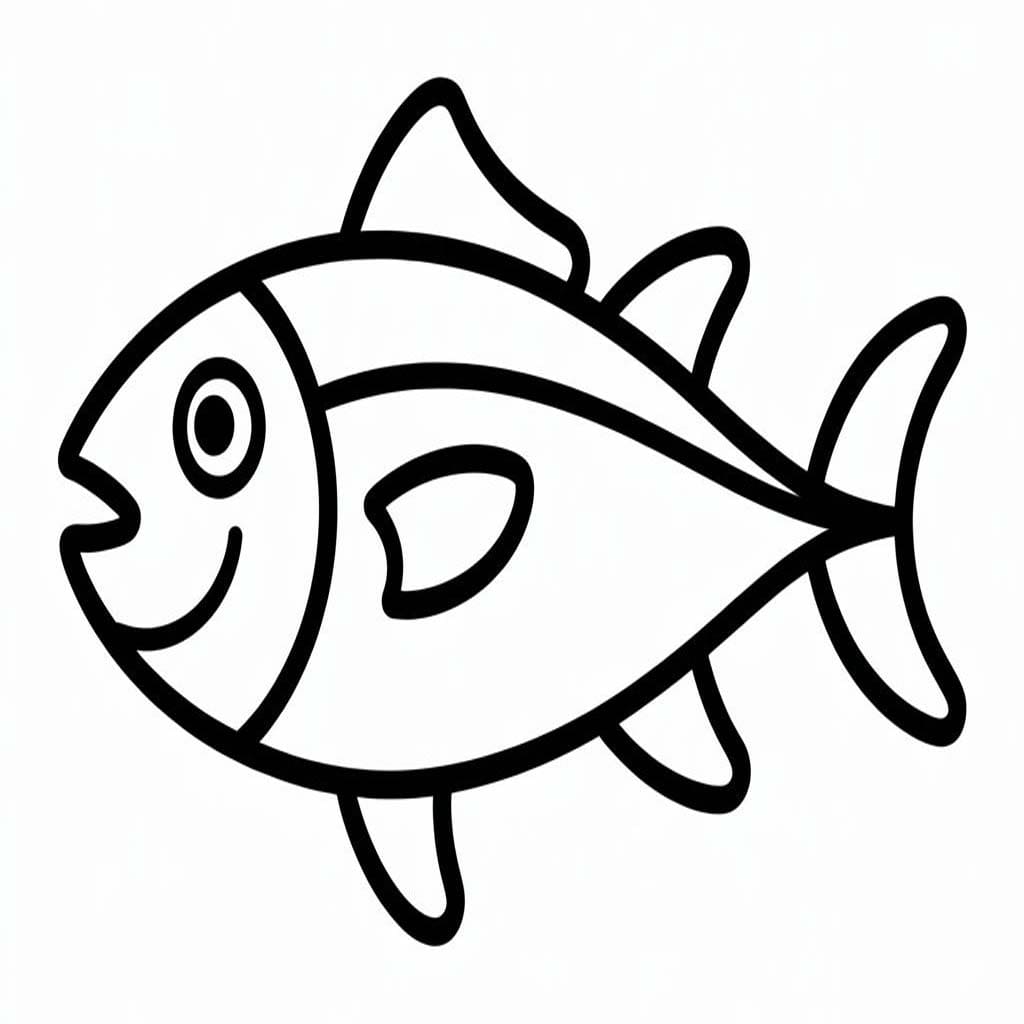 マグロ 無料 ぬりえ