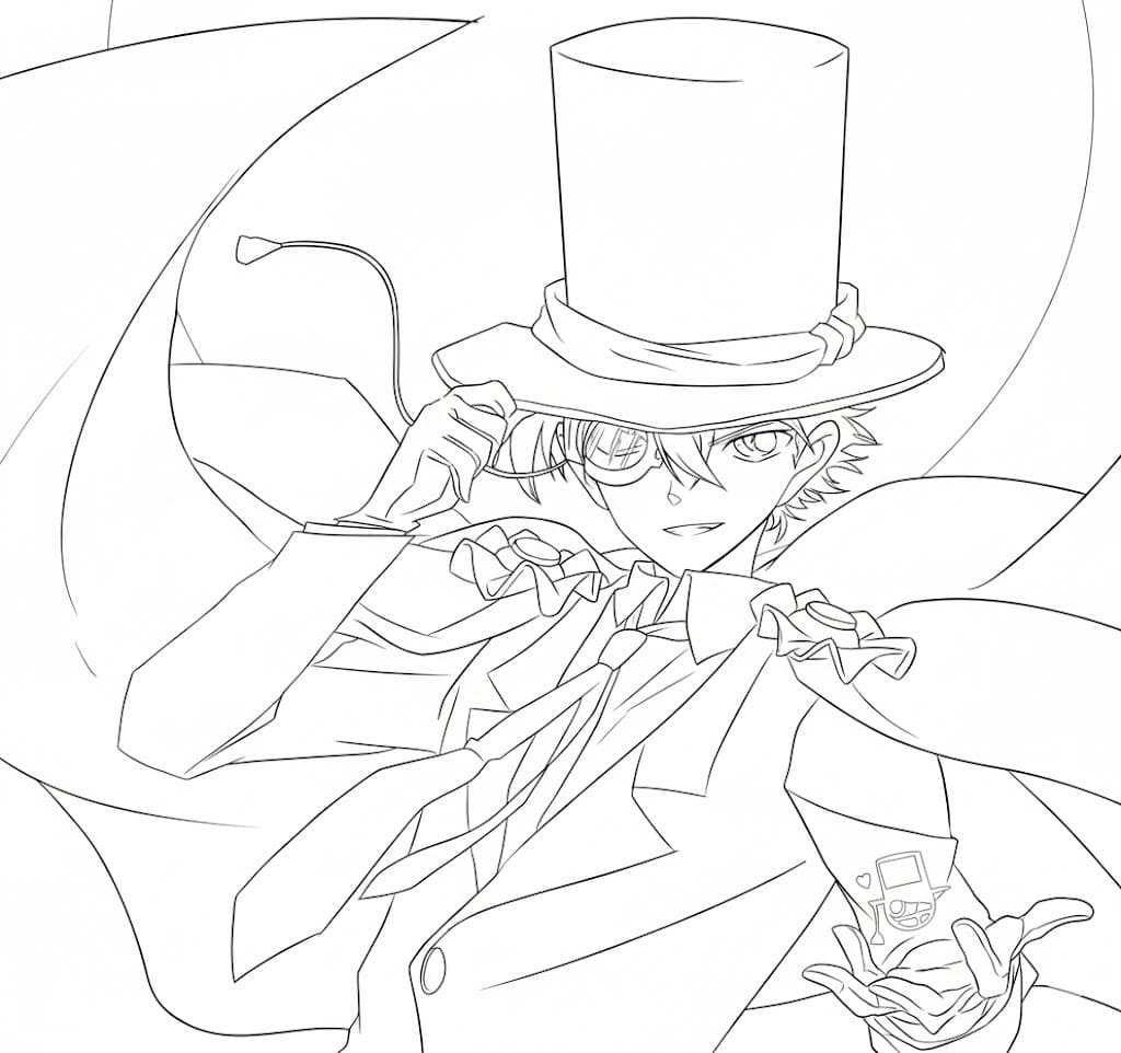 まじっく快斗 画像 ぬりえ